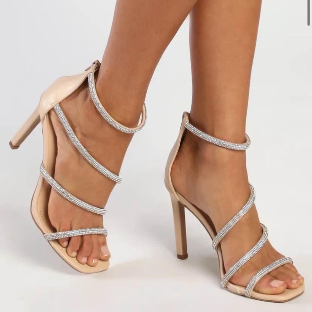 Rhinestone heels
